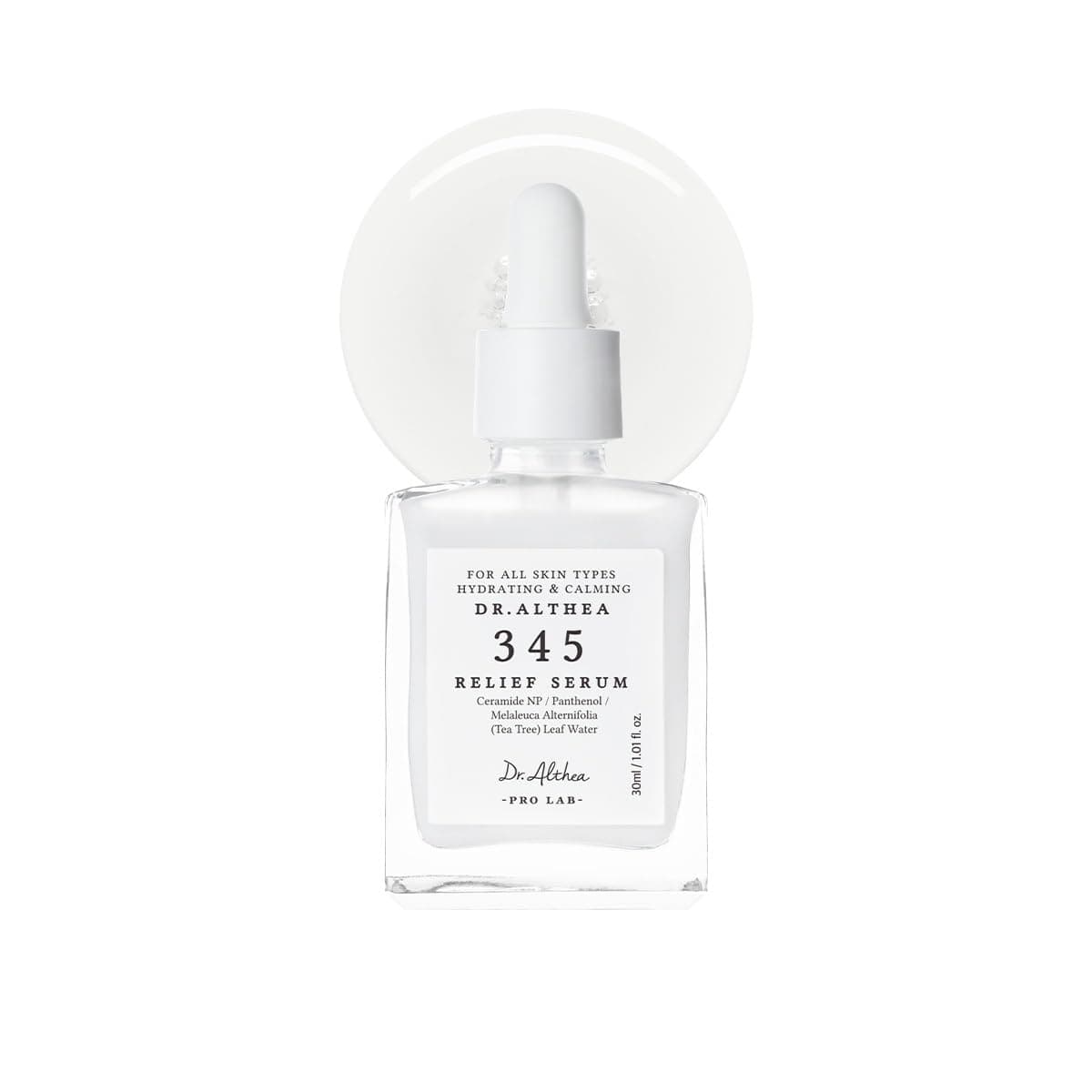 Dr.Althea 345 Relief Serum | Daily Hydrating Face Serum for Dry, Irritated Skin | Soothing Redness & Post-Acne Care, Non-comedogenic | Korean Vegan Skincare, 1.01 Fl Oz