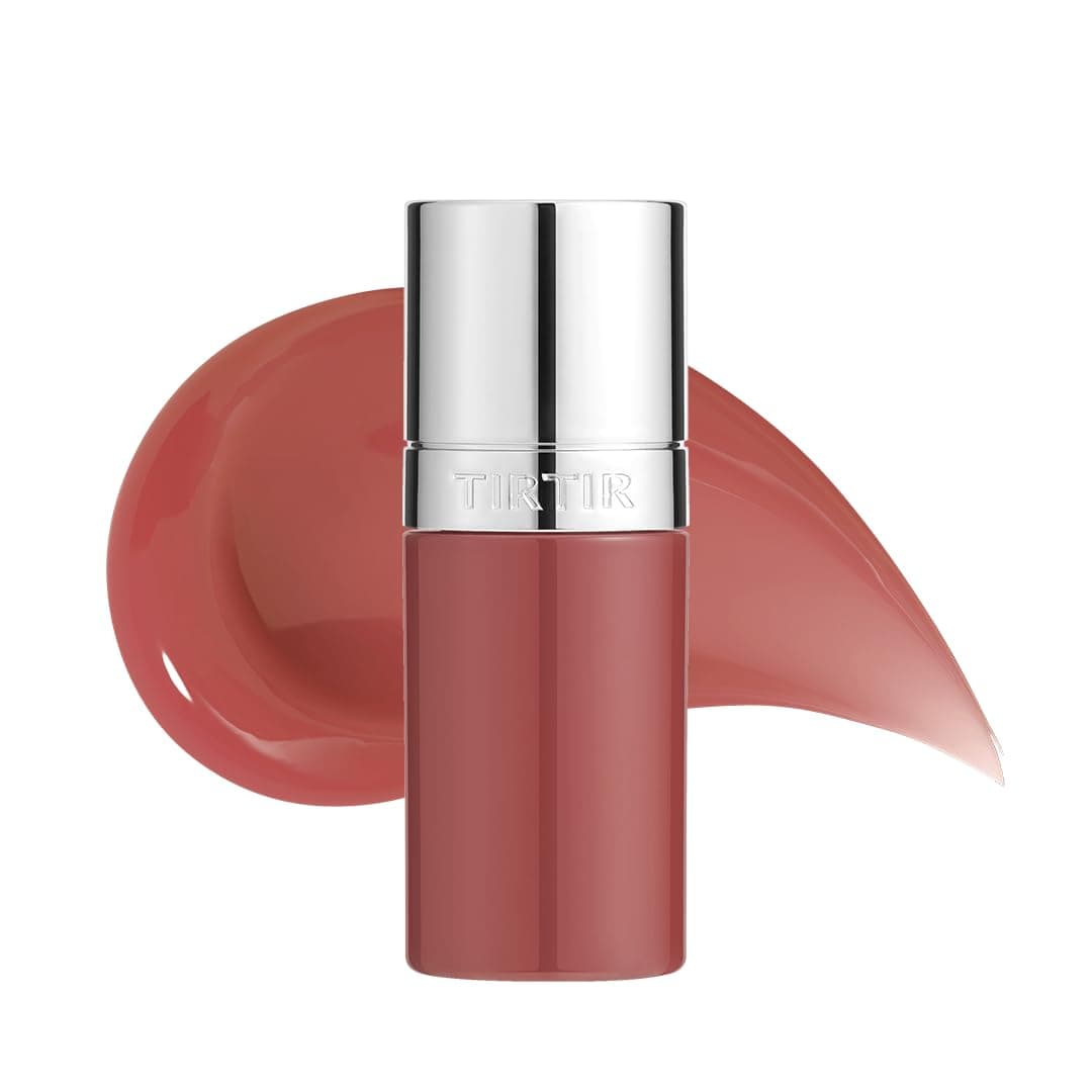 TIRTIR Glow Pop Tinted Lip Oil #07 Toasted Rose | Korean makeup, Weightless Glossy Lip Tint Stain, Hydrating&Long Lasting, 74% Moisturizing Oil base Lip skincare, Nourishing Essence Lip Care, 0.15 Oz