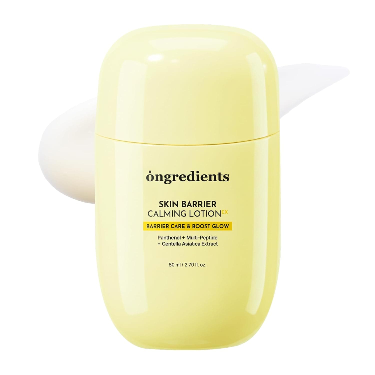 ONGREDIENTS Skin Barrier Calming Lotion EX Gua Sha Edition, Skin Prep & Grip Lotion for Face & Neck Massage, De-Puffing, GHK-Cu Peptide, Collagen, Korean Skincare 2.70 fl. oz. / 80ml