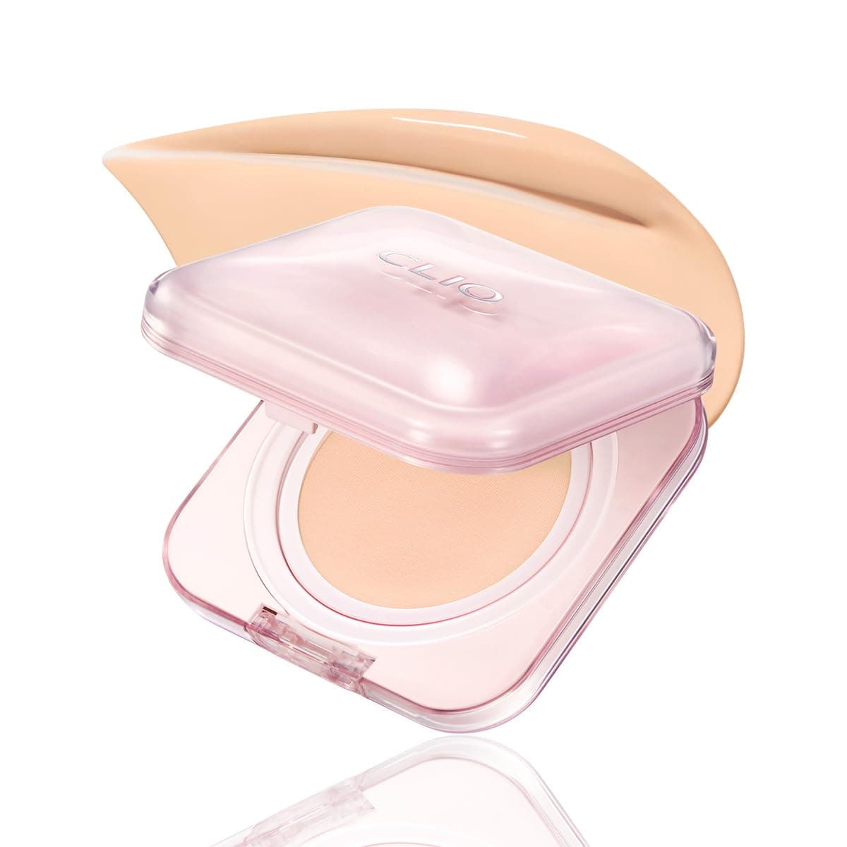 CLIO Kill Cover Mesh Glow Essential Cushion Foundation, Buildable Ultra-Fit Coverage with Glow Finish, Long-Lasting Hydration, Flawless Natural Cover for Radiant Skin, Korean Foundation (23N GINGER)