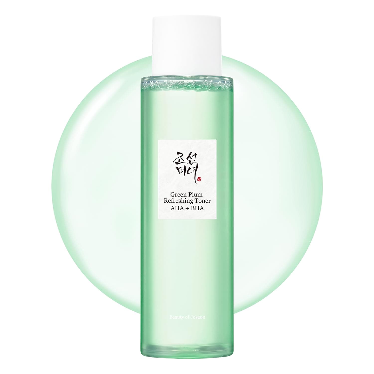 Beauty of Joseon Green Plum AHA BHA Toner Refreshing Facial Essence Moisturizer Mild Exfoliating Salicylic Acid for All Skin Types, Korean Skin Care for Men Women 150ml 5.27 fl.oz