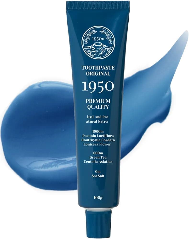 1950 Jeju Mineral Salt Toothpaste, Hydroxyapatite, Sensitive Teeth, 3.5 oz