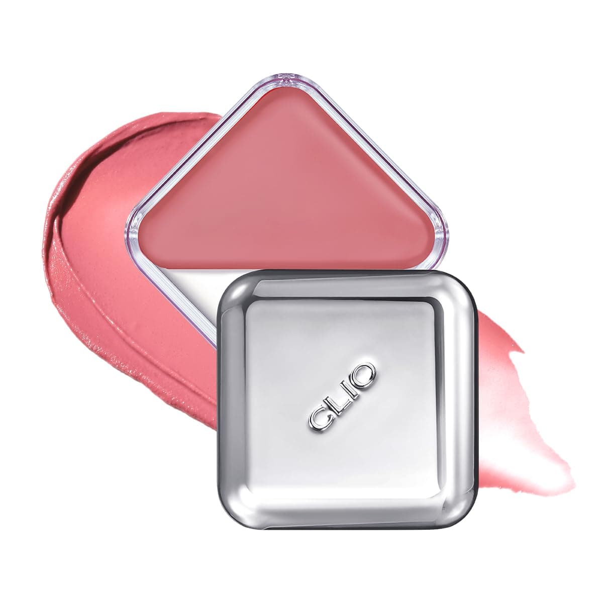 CLIO Essential Lip & Cheek Tap, Pocket Blush, Creamy & Blendable Color For Lips and Cheeks, Contour & Highlight Face, Buildable Dewy & Natural Glow Finish, Non-Greasy, Travel-Sized (02 BUNNY BLUSH)