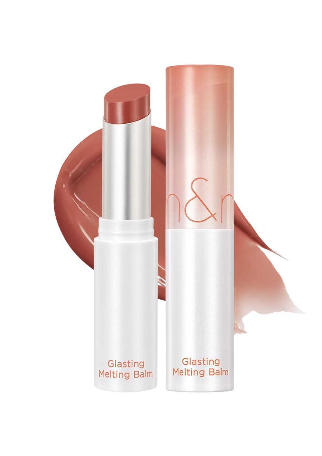 rom&nd Glasting Melting Balm | Tinted Lip Balm | 05 Nougat Sand | 0.12oz