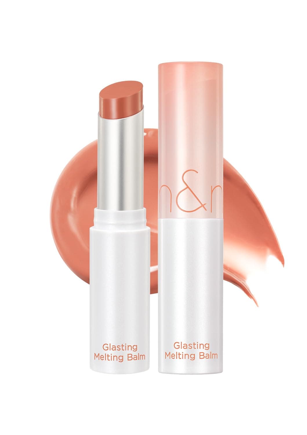 rom&nd Glasting Melting Balm | Tinted Lip Balm | 01 Coco Nude | 0.12oz