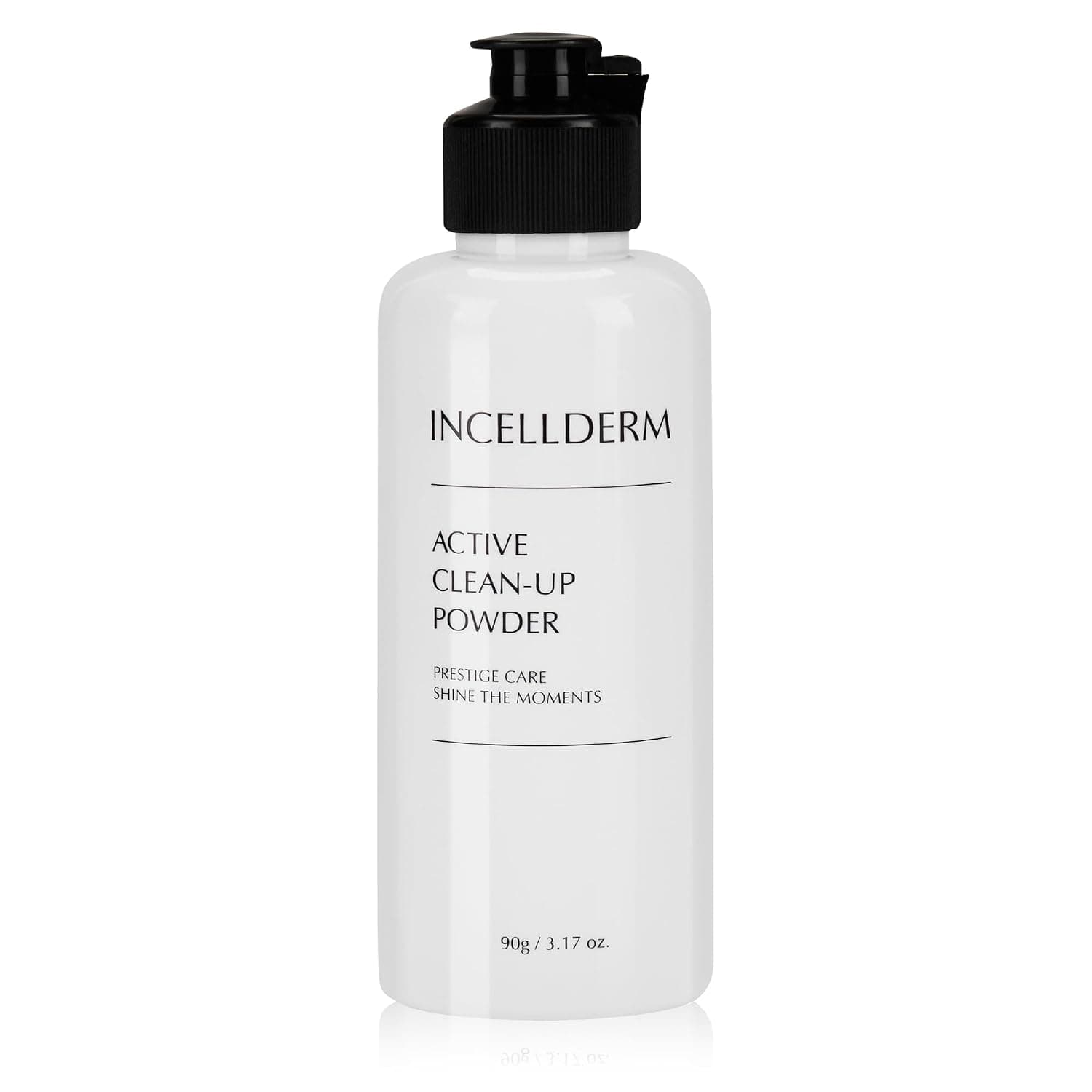 INCELLDERM Active Clean-Up Powder 90g (3.17oz) | Papain Enzyme Cleanser |  Cleansing Powder Wash