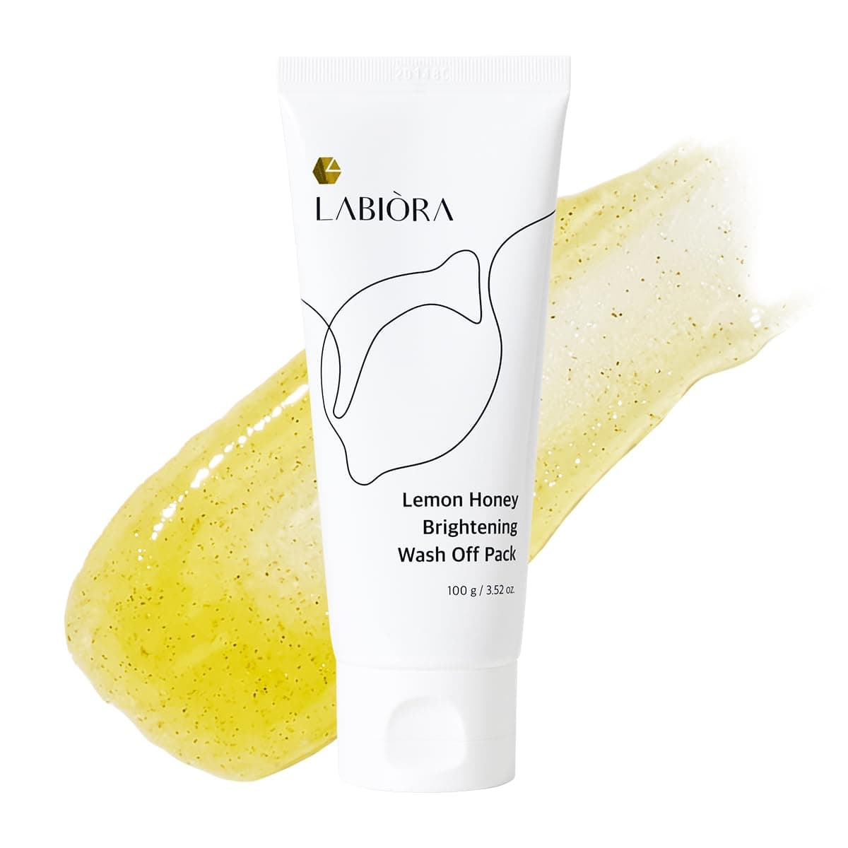 Lemon Honey Rinse-Off Face Mask, 5-Minute Reset Mask for Soft, Smooth Skin, Gentle Exfoliating Wash-Off Mask with No Tight After-Feel, 3.52 oz (100 g) 1