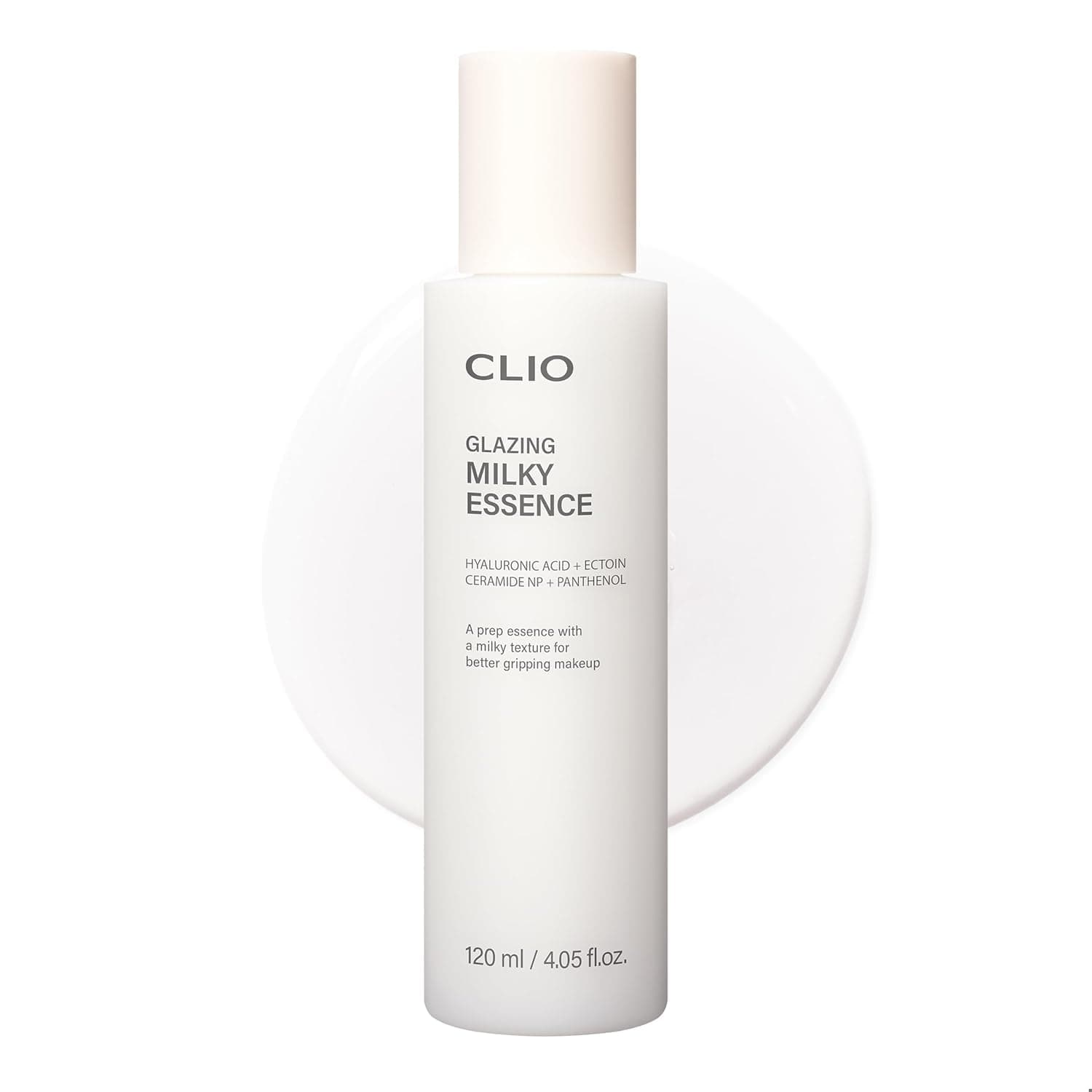 CLIO Glazing Milky Essence, Rice PDRN for Boosting Radiant Glass Skin, Lightweight Hydrating Skin Prep for Makeup, Ceramide Skin Barrier Care for Sensitive Skin, Korean Skincare (4.05 Fl Oz) 1