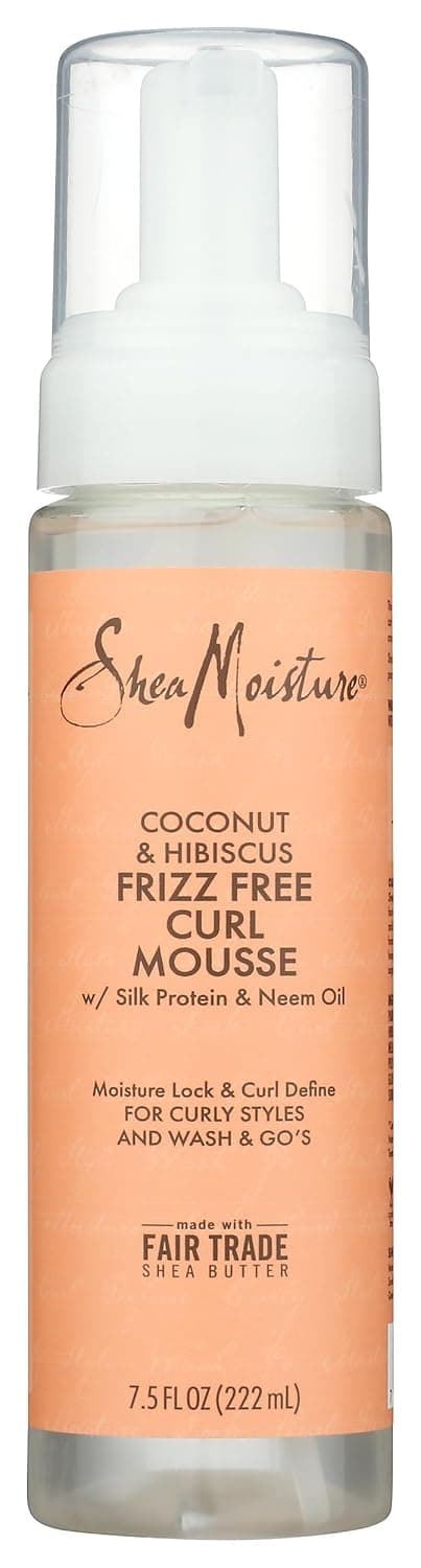 SHEA MOISTURE Sheamoisture Coconut & Hibiscus Frizz-free Curl Mousse - 7.5 Fl Oz, 7.5 Oz (290612 )