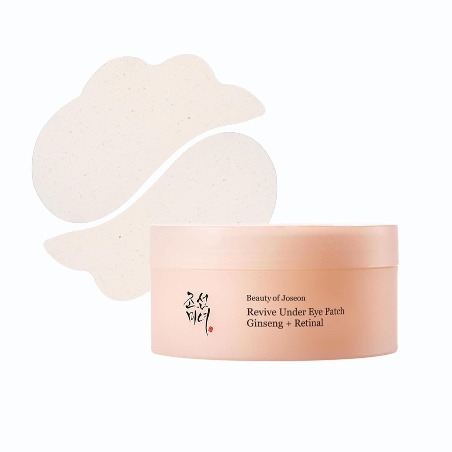 Beauty of Joseon Revive Under Eye Patch with Retinal and Ginseng, for Puffy Eyes, Fine Lines and Wrinkles, Collagen, Peptide, Adenosine and Bakuchiol, for All Skin Types, 60 Sheets, 30 Pairs