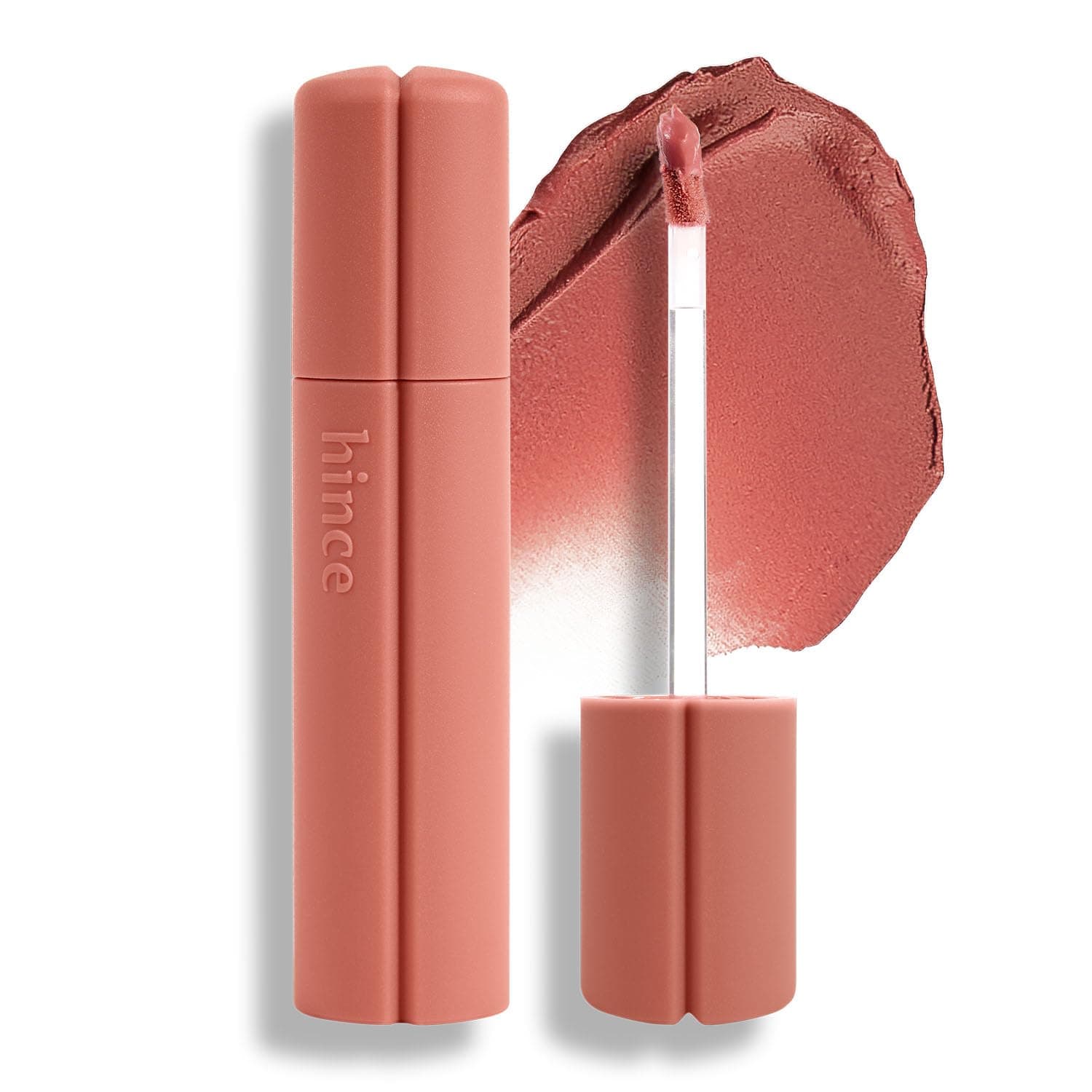 HINCE Nu Blur Tint - Creamy Velvet Matte Lip Tint with Soft-Focus Blur Finish, Airy Whipped Mousse Texture, Lightweight Buildable Korean Lip Stain, Non-Drying Long-Lasting Color, 0.13 oz. (HUG,05)