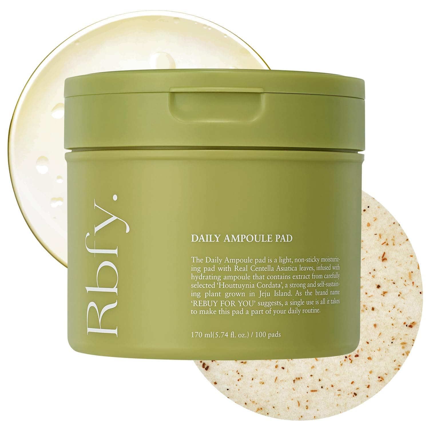 Daily Ampoule Pad (100 Pads) – Korean Vegan Toner Pads for Soothing, Calming & Deep Hydration | For Dry, Stressed, and Sensitive Skin | Centella Asiatica & Panthenol | Korean Skincare 1