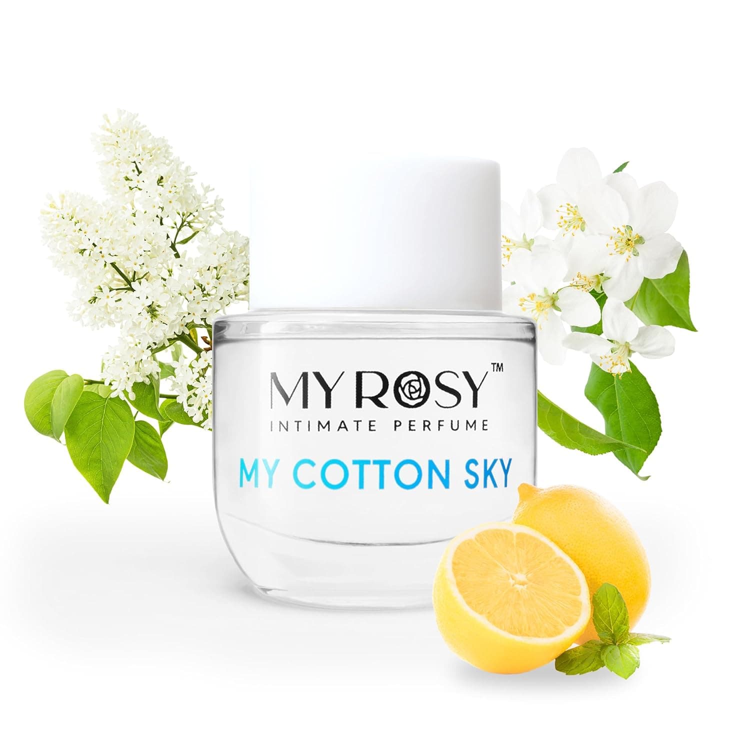 My Cotton Sky Deodorizing Perfume Oil for Women- Dermatologist Approved- Intimate Fragrance- Hypoallergenic, Long Lasting, Alcohol & Paraben-Free, Odor Control, Fragrance Oil for Feminine Area 1