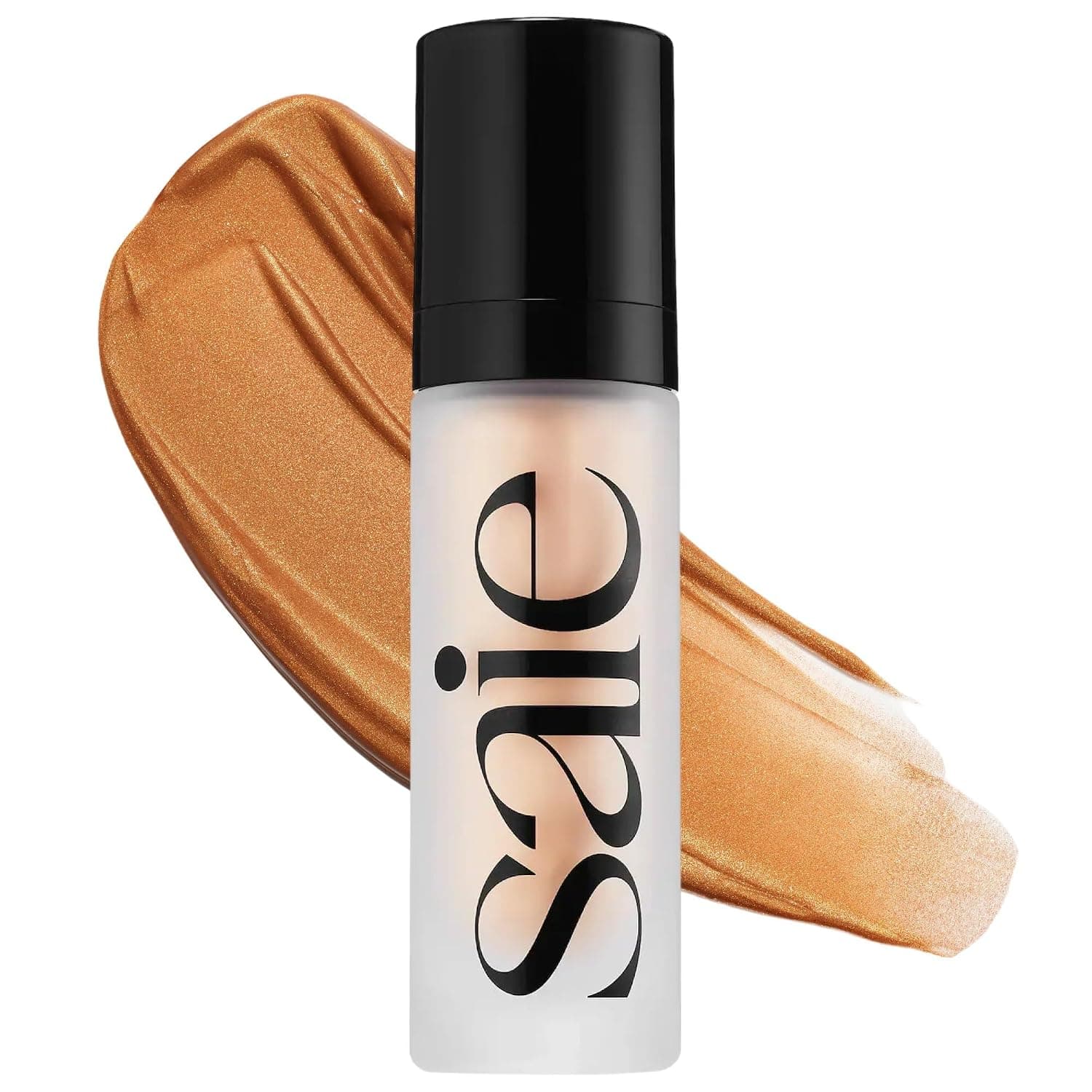 Saie Glowy Super Gel Illuminating Face Makeup Primer, Sunglow (1 oz)