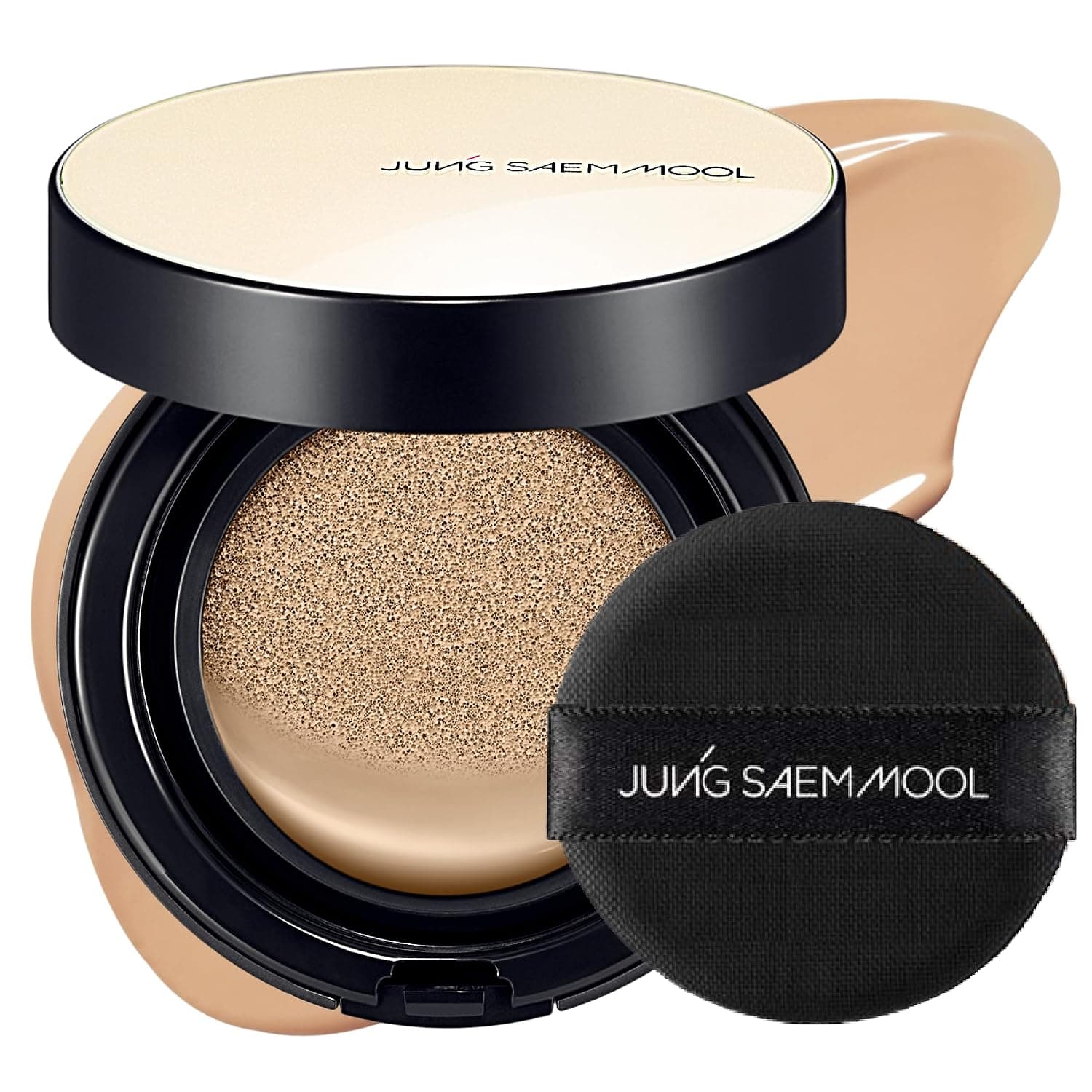Skin Nuder Cushion | Korean Makeup, Refill Not Included (23N Honey) | weightless skin fit Full coverage korean foundation makeup, cushion foundation, skin tint concealer foundation, tattoo cover 1