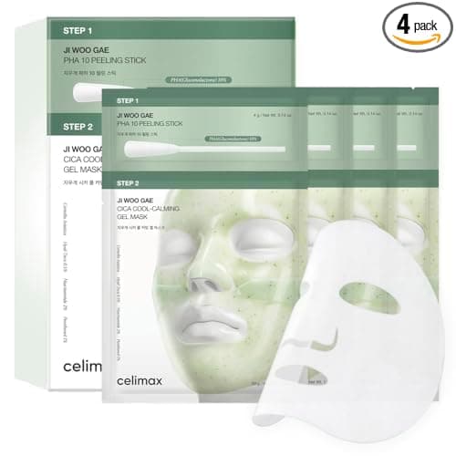 celimax Cica PHA Peel 2-Step Gel Mask 4EA