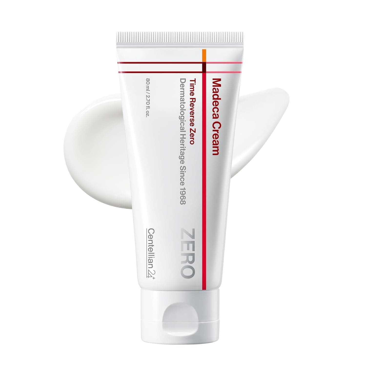 CENTELLIAN 24 Madeca Cream Time Reverse Zero 2.70 fl oz - Lightweight Anti-Aging, Face Moisturizer, Blue Active TECA, Cooling Cica, Firming, Deep Hydration, Barrier Repair, Sensitive, Oily Skin