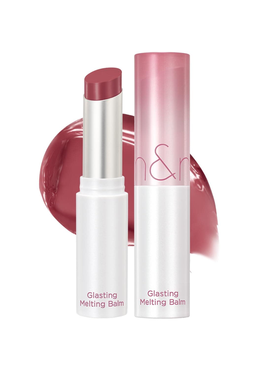 rom&nd Glasting Melting Balm | Tinted Lip Balm | 07 Mauve Whip | 0.12oz