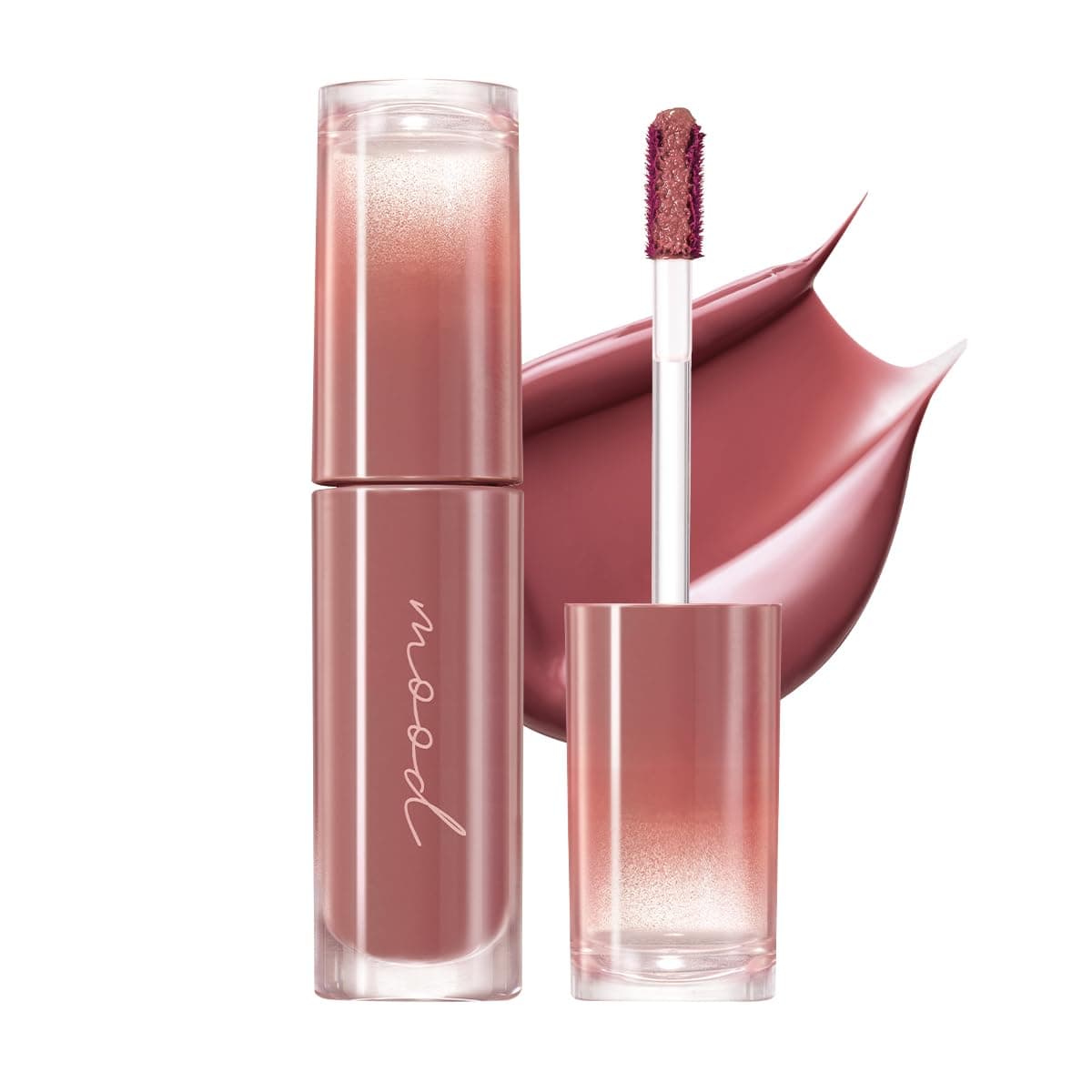 Peripera Ink Mood Glowy Tint | Lip-Plumping, Naturally Moisturizing, Lightweight, Glow-Boosting, Long-Lasting, Comfortable, Non-Sticky, Mask Friendly, No White Film (033 ROSY WISH)