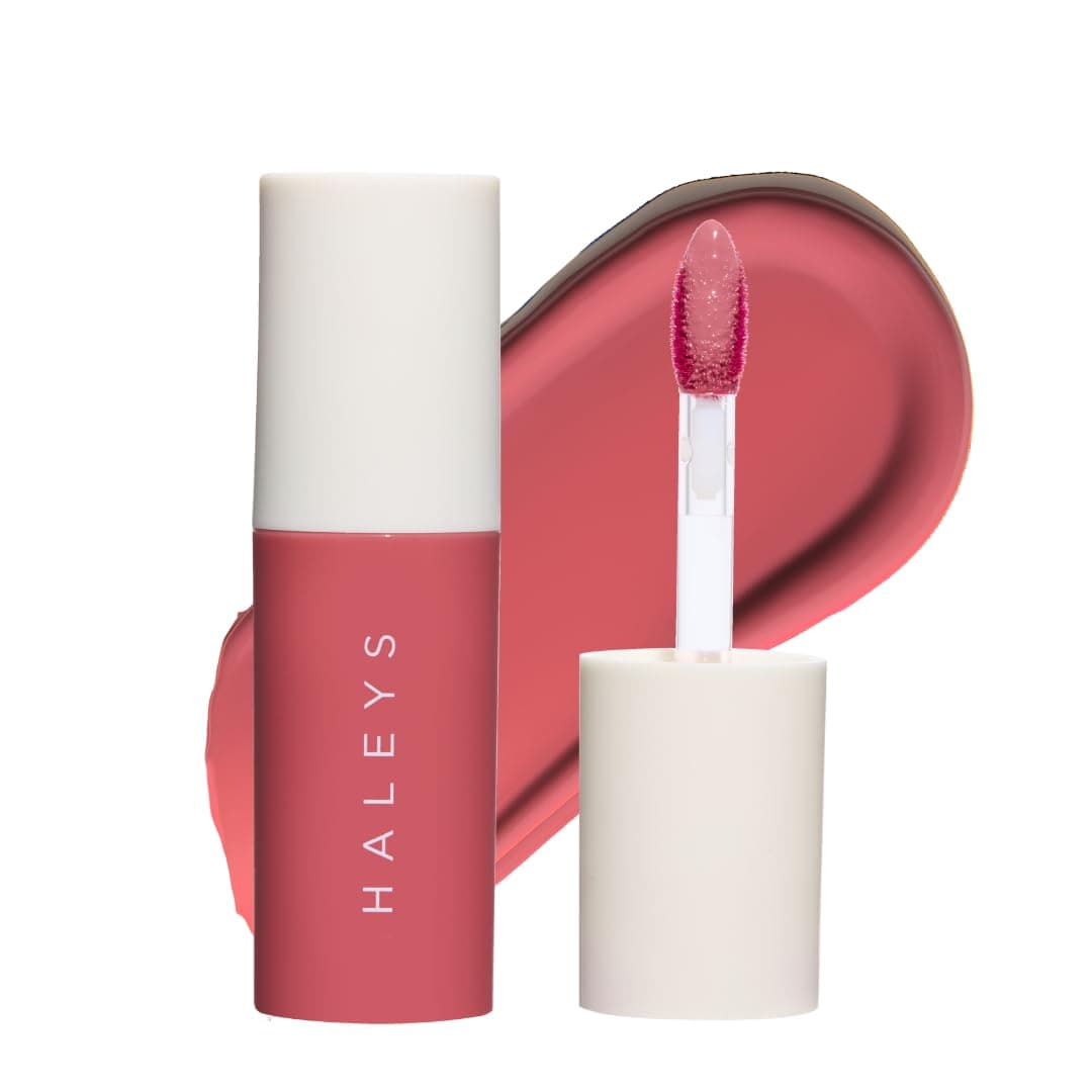 HALEYS Re-dew Lip Gloss to Tint - Hydrating Kiss-Proof Formula with Vegan Squalane & Vitamin E - Lightweight Transfer-Proof Hybrid for Soft Color, Cushiony Moisture & All-Day Wear (Flirt)