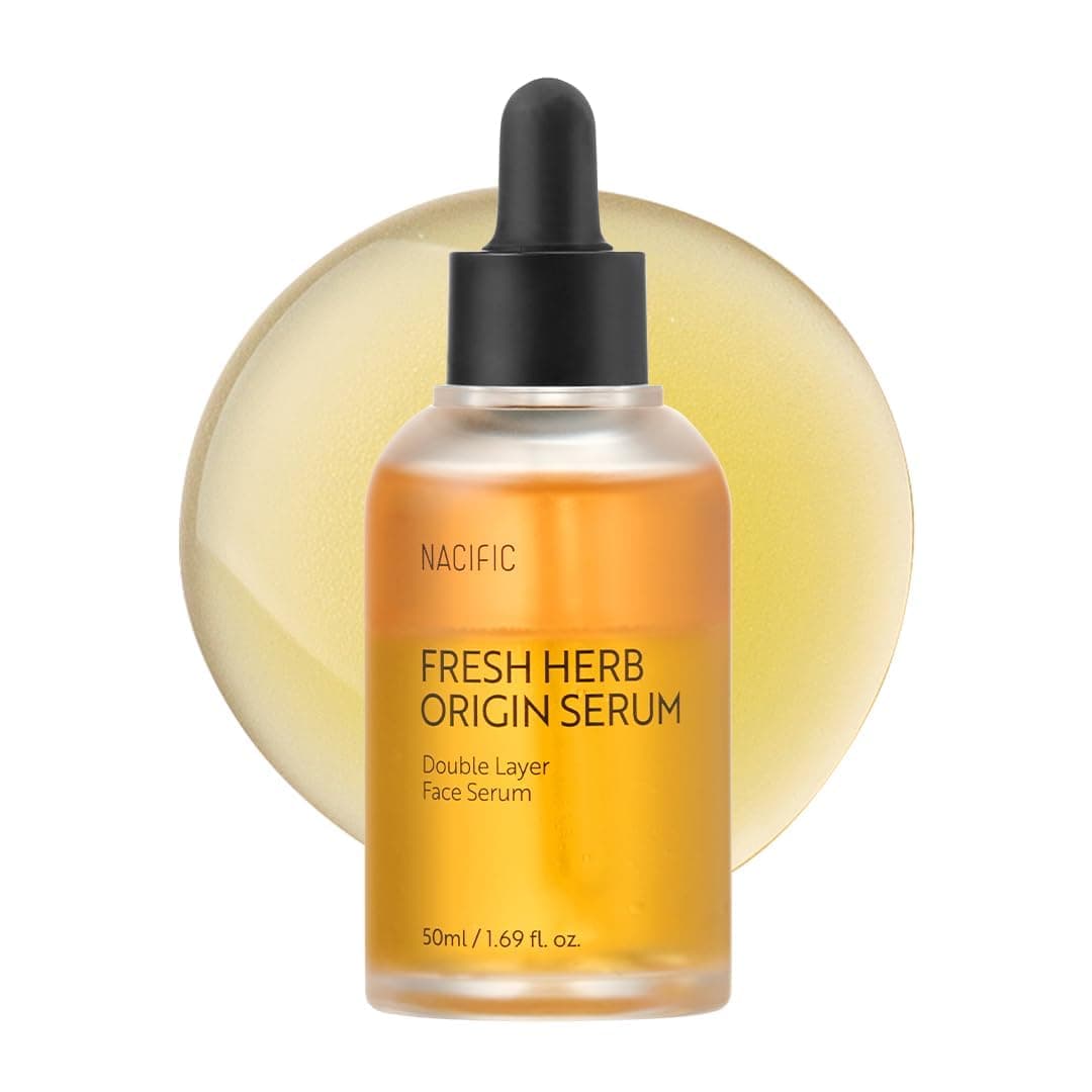 NACIFIC Fresh Herb Origin Serum – Double Layer Bi-Phase Face Serum with GD 7 Complex for Oily & Combination Skin – Vegan, Gentle, Hydrating Vitamin & Botanical Oil Formula – 50ml / 1.69 fl.oz 1