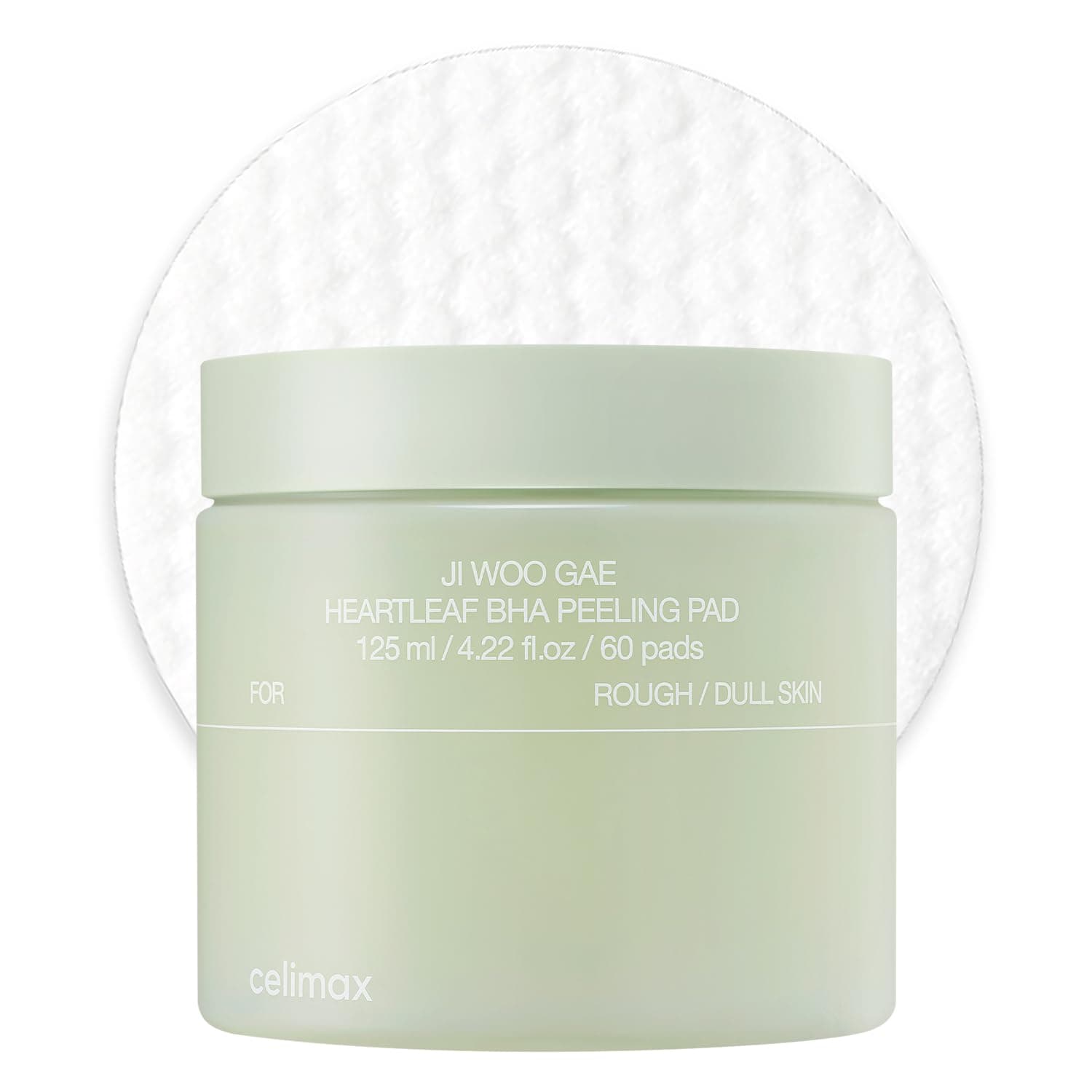 celimax Ji.Woo.Gae Heartleaf BHA Peeling Pad, 60 Pads