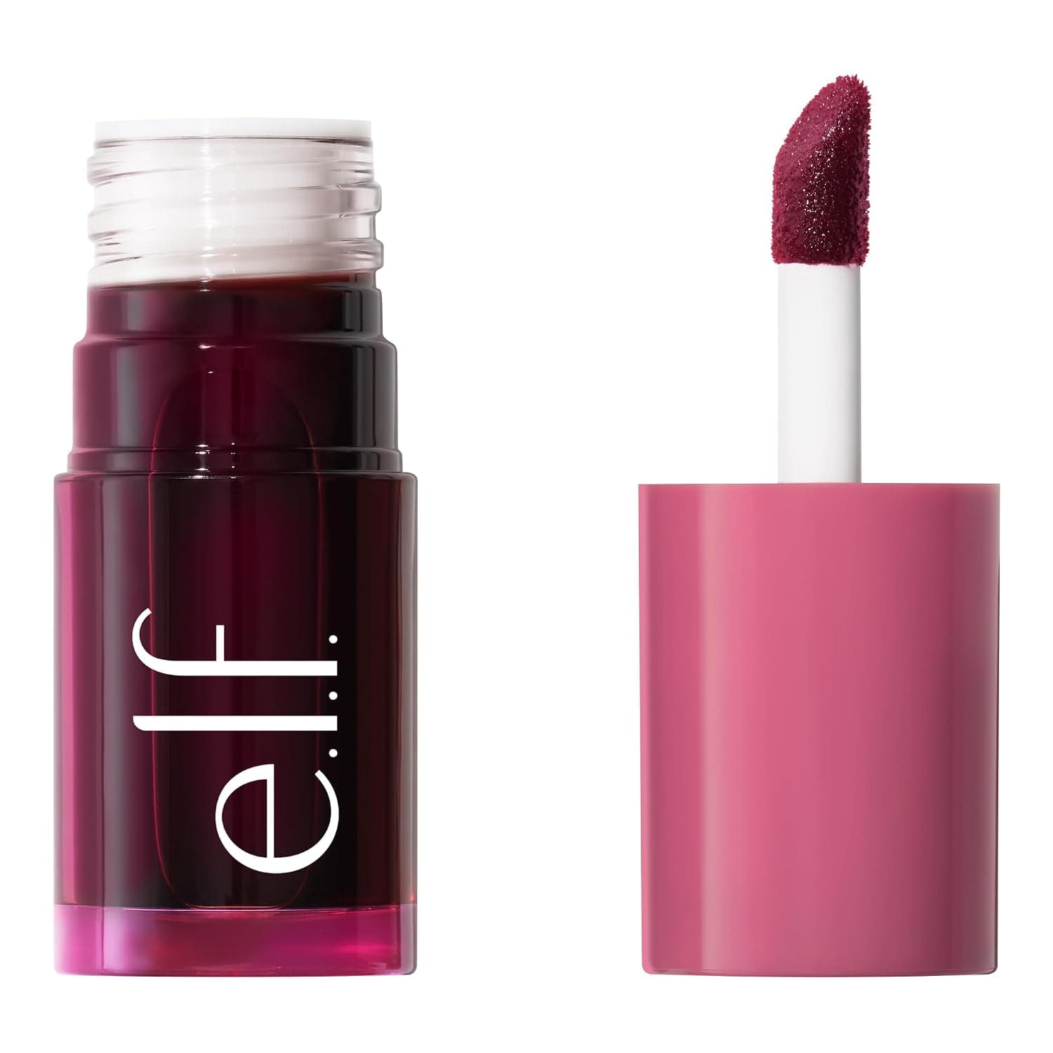 e.l.f. Sheer For It Blush Tint, Multi-Use, Long-Lasting Lip & Cheek Makeup, Creates A Natural Flush Finish, Vegan & Cruelty-Free, Plums Up 1