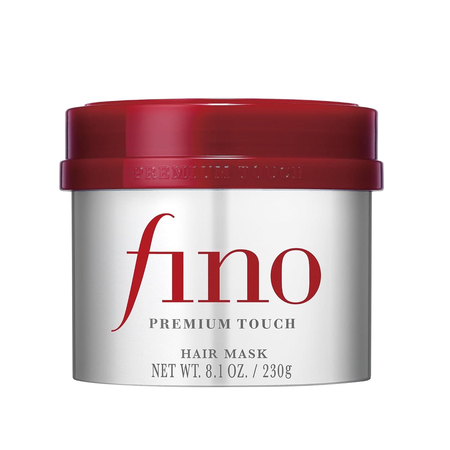 Fino Premium Touch Hair Mask, Deep Repair Japanese Hair Treatment with 8 Serum Ingredients for Dry & Damaged Hair, Silky-Smooth & Hydrated Finish, 8.1 oz
