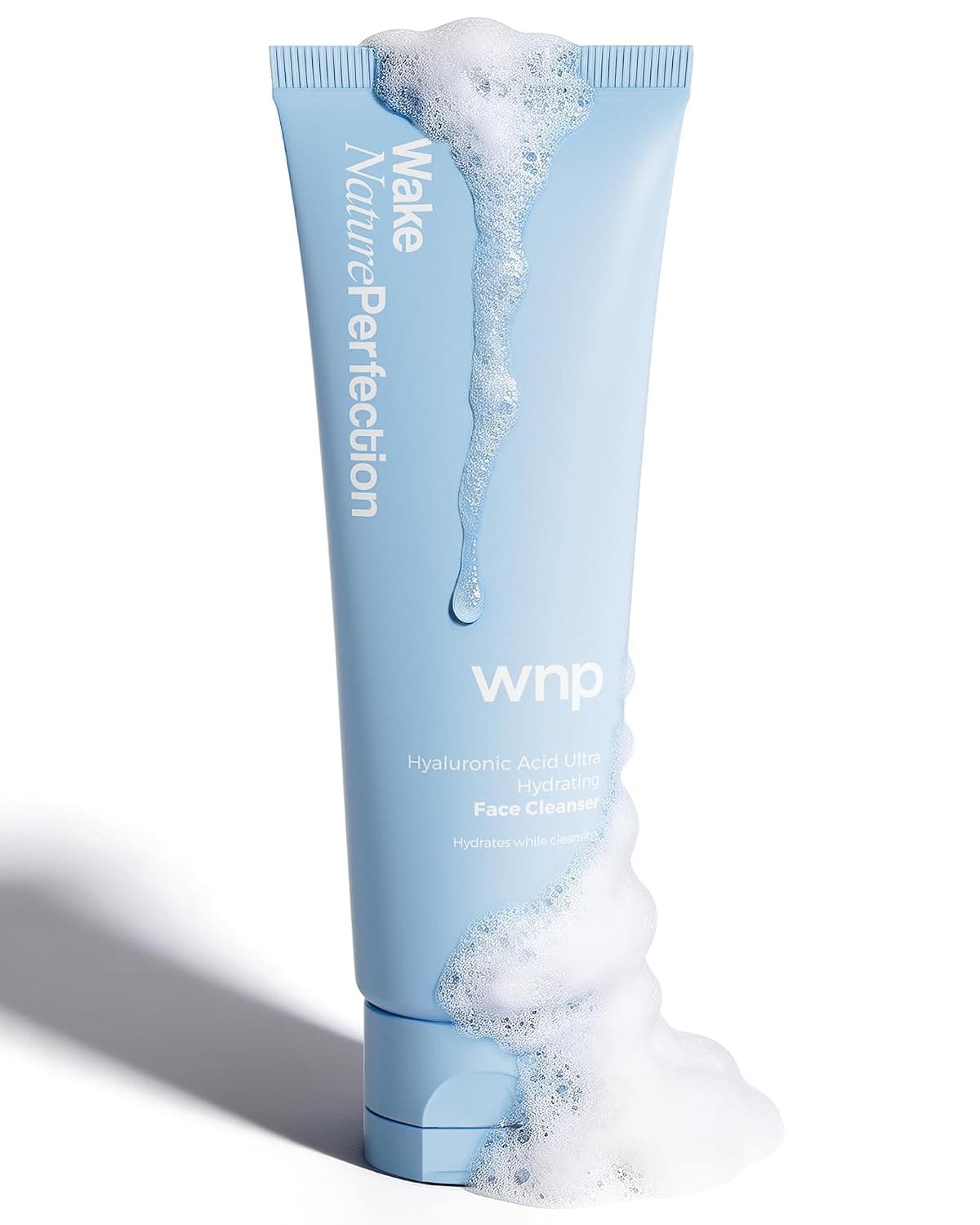 WNP Centella & 4D Hyaluronic Acid Ultra-Hydrating Gentle Face Cleanser with 50% Amino Acid, Ceramide & Centella Asiatica. Gentle Daily Facial Wash for Dry & Sensitive Skin. Vegan SkinCare 1