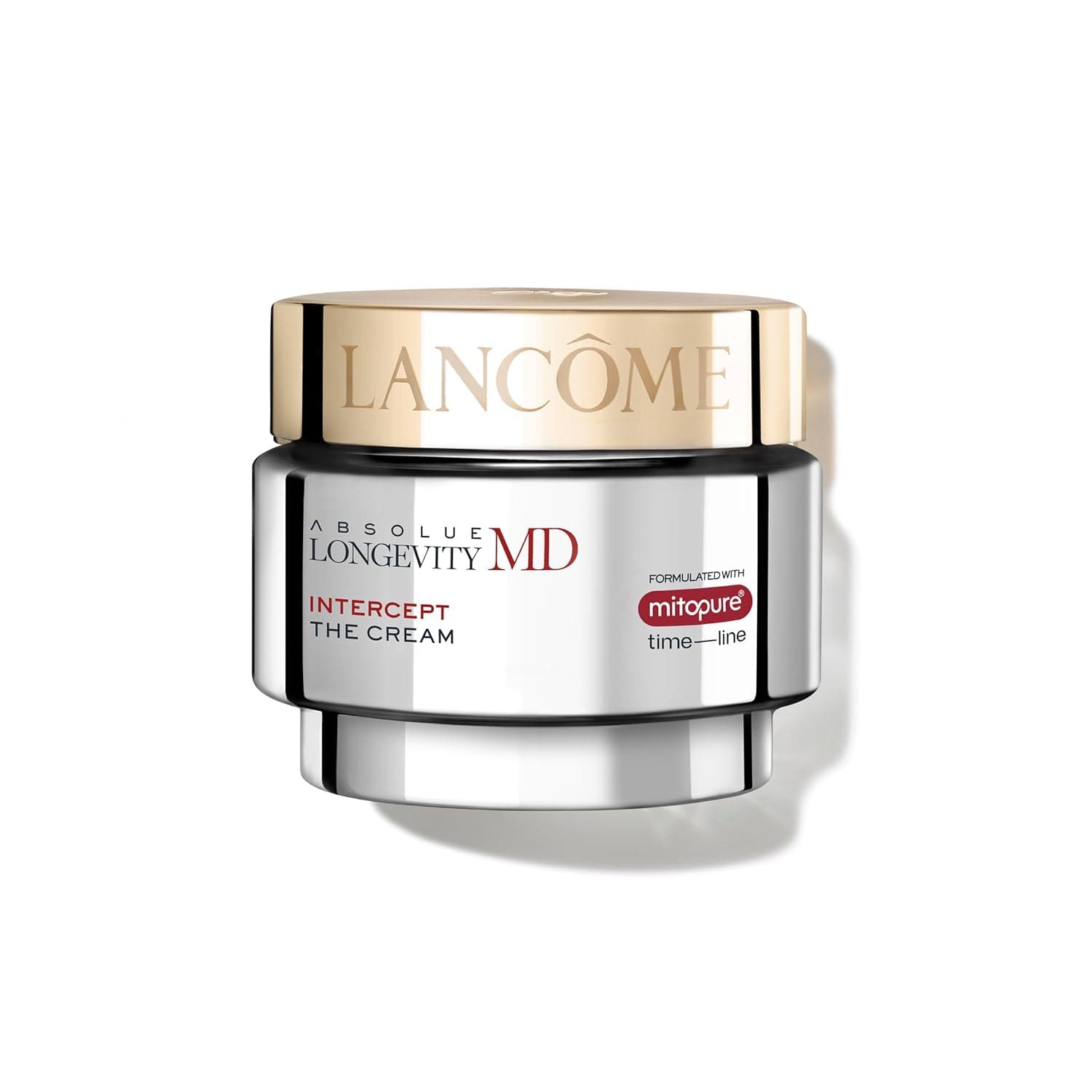 Lancôme Absolue Longevity MD Intercept Face Cream For Mid-Age, Anti-Aging Facial Moisturizer with Mitopure®, Improves Fine Lines & Wrinkles, Firmness, Radiance, & Smoothness, For All Skin Types