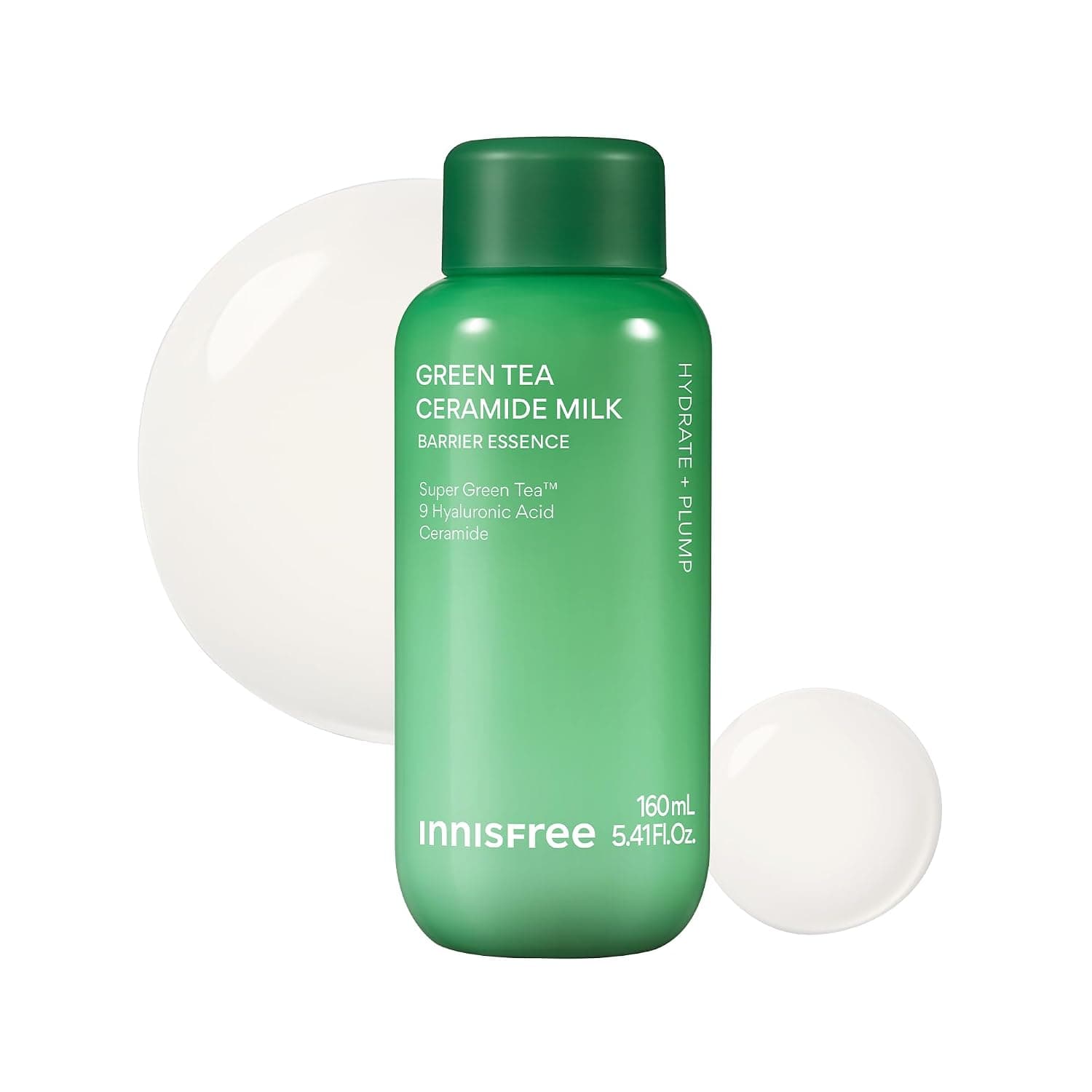 innisfree Green Tea Ceramide Milk | Hydrating & Lightweight Korean Milky Toner for Barrier Repair | Suitable for All Skin Types including Acne-Prone & Sensitive Skin | Available in Refill & Gift Sets
