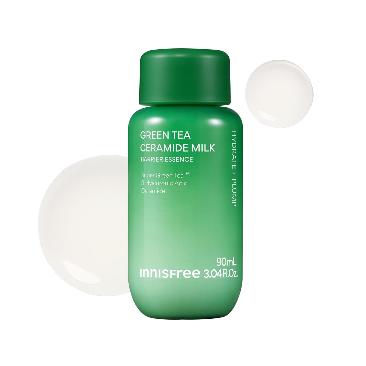 innisfree Green Tea Ceramide Milk, Hydrating & Lightweight Milky Toner for All Skin Types including Acne-Prone and Sensitive Skin, Available in Gift Set