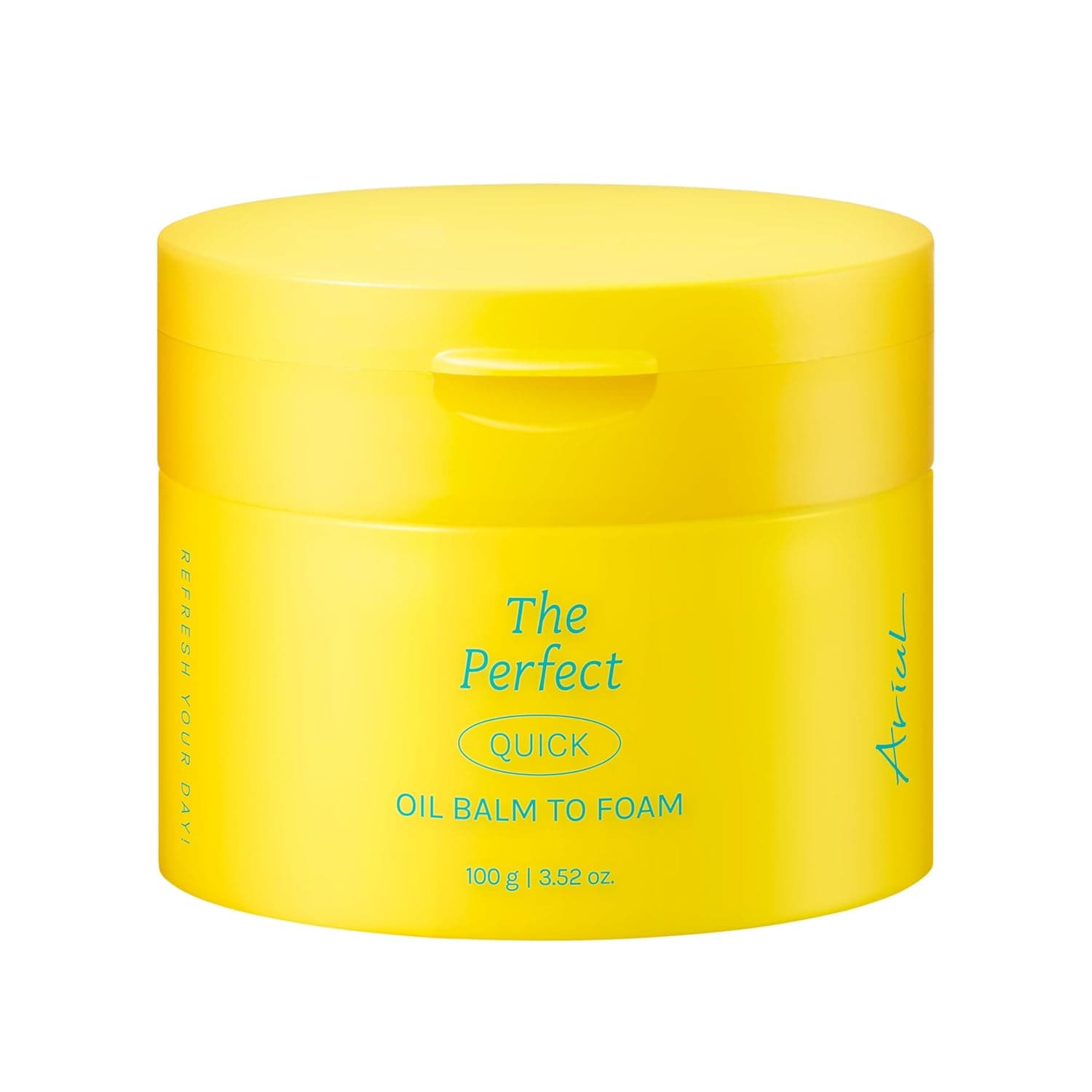 Ariul The Perfect Quick Oil Balm to Foam Cleanser – 3-in-1 Makeup Remover Cleansing Balm, Deep Pore Cleanser with Jojoba, Sunflower & Almond Oils, Korean Facial Cleanser (100 g / 3.52 oz)