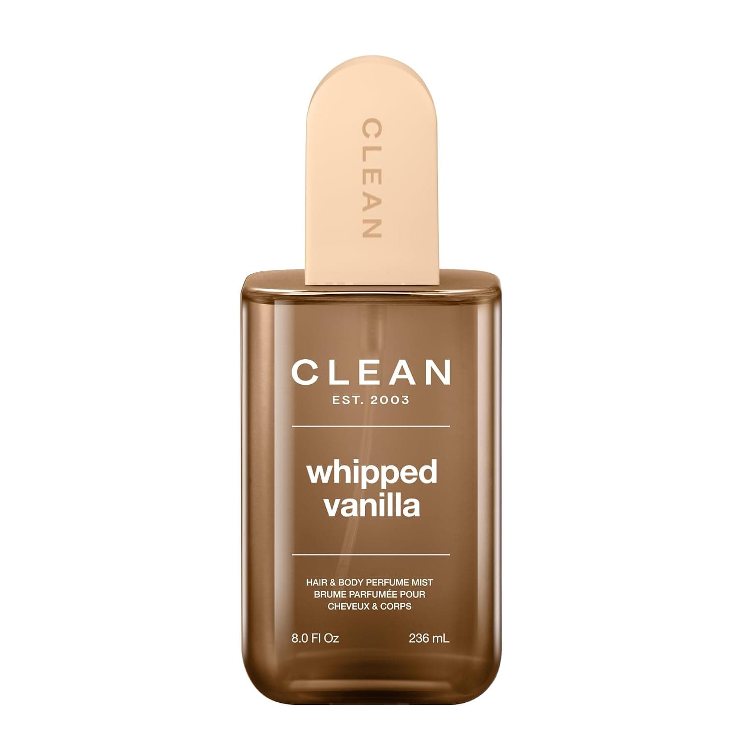 CLEAN Hair And Body Fragrance Mist, Hydrating Scent Spray, Long Lasting Gourmand Aroma, Lightweight Layering Perfume, Frizz Control, Vegan Formula