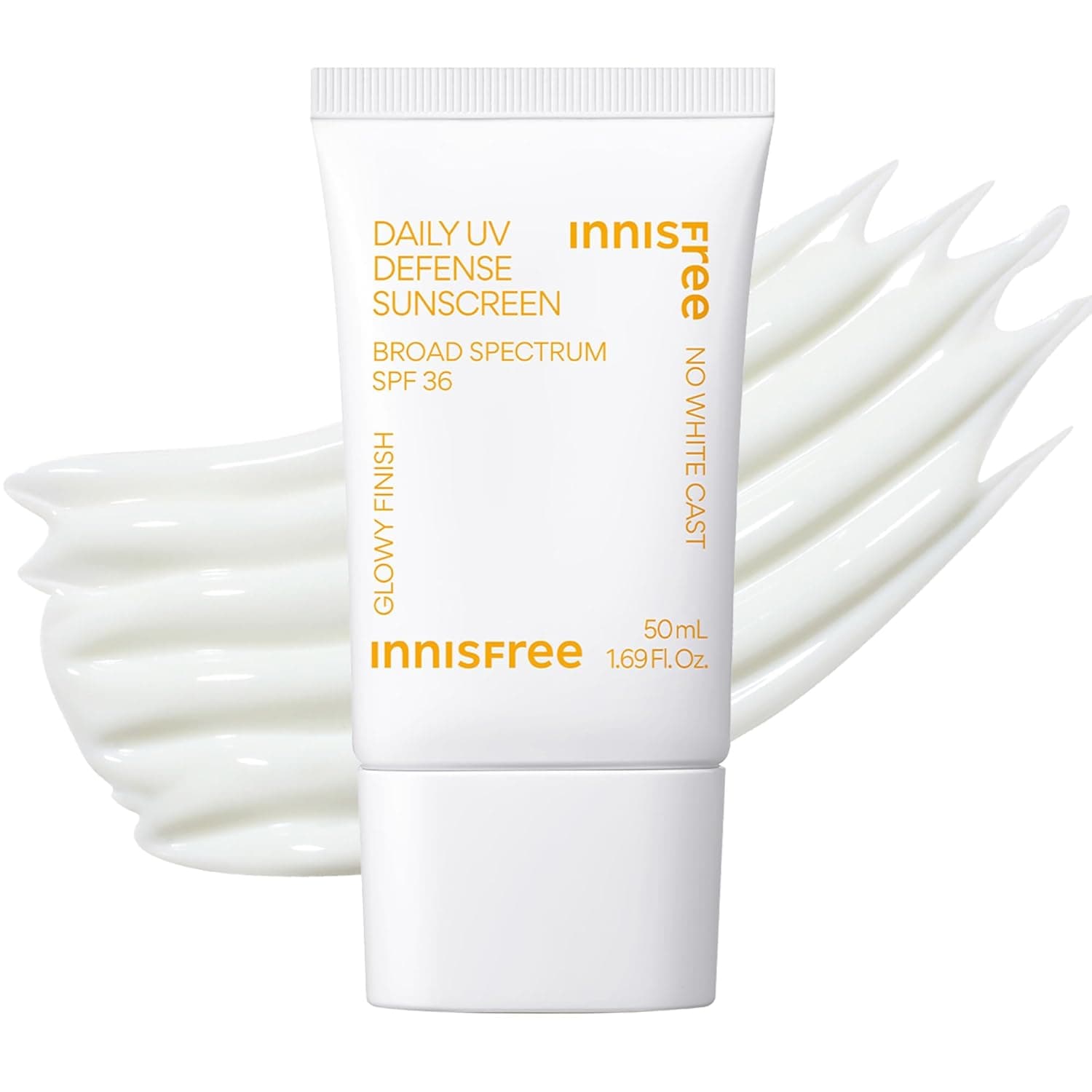 Innisfree Daily UV Defense SPF 36 Korean Face Sunscreen, Invisible Finish, Broad Spectrum, No White Cast, Lightweight, Hydrating, Available in Gift Sets