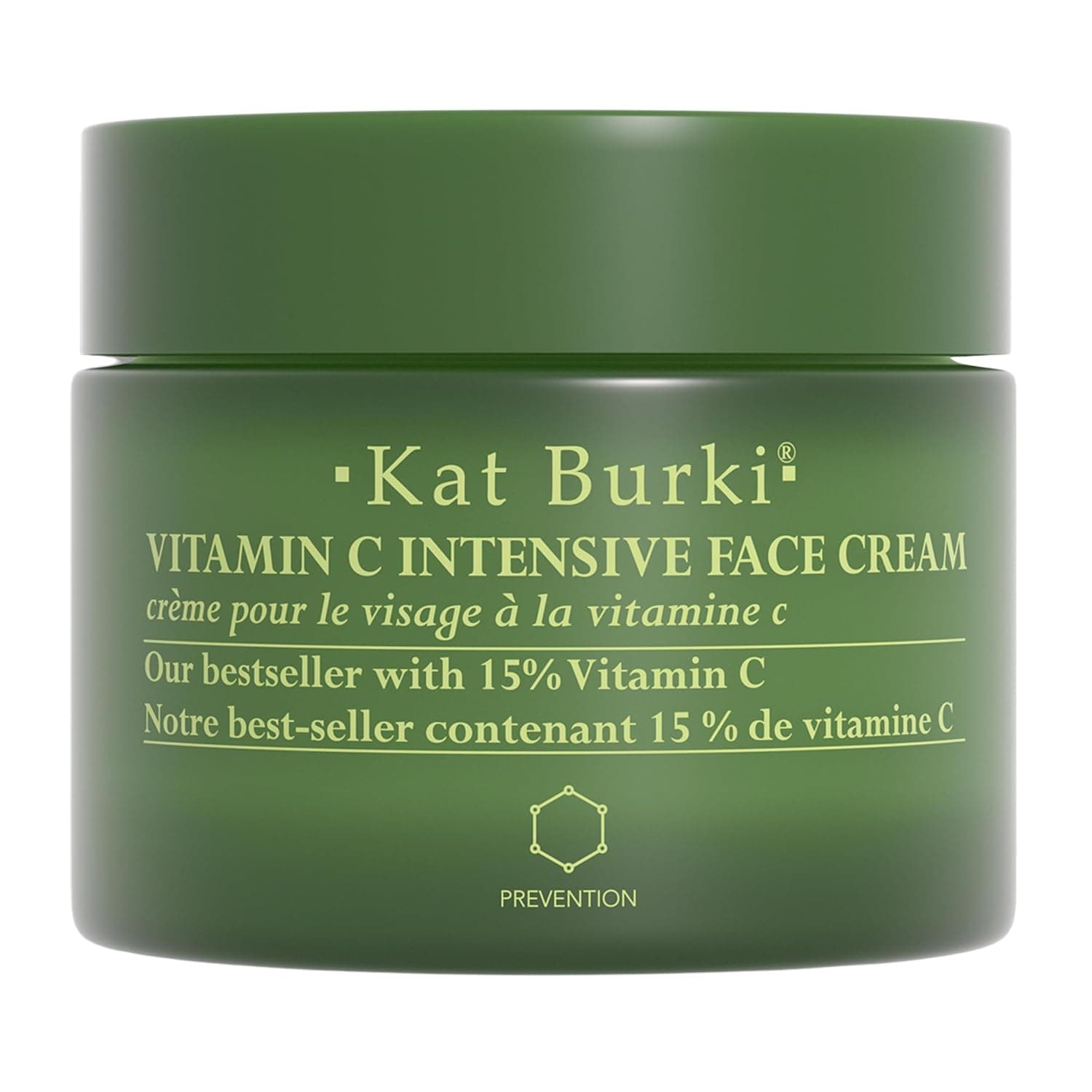 KAT BURKI 15% Stabilized Vitamin C Intensive Face Cream. Brightening Moisturizer for Glowing & More Firm Skin