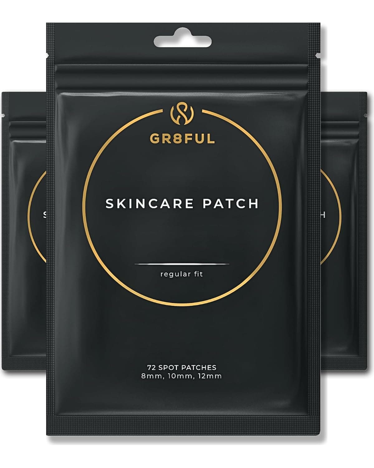 GR8FUL Pimple Patches – Clear Hydrocolloid Spot Stickers, 3 Sizes, 216 Count (3-Pack) – Discreet Blemish Skin Cover Patch for Face & Skin 1