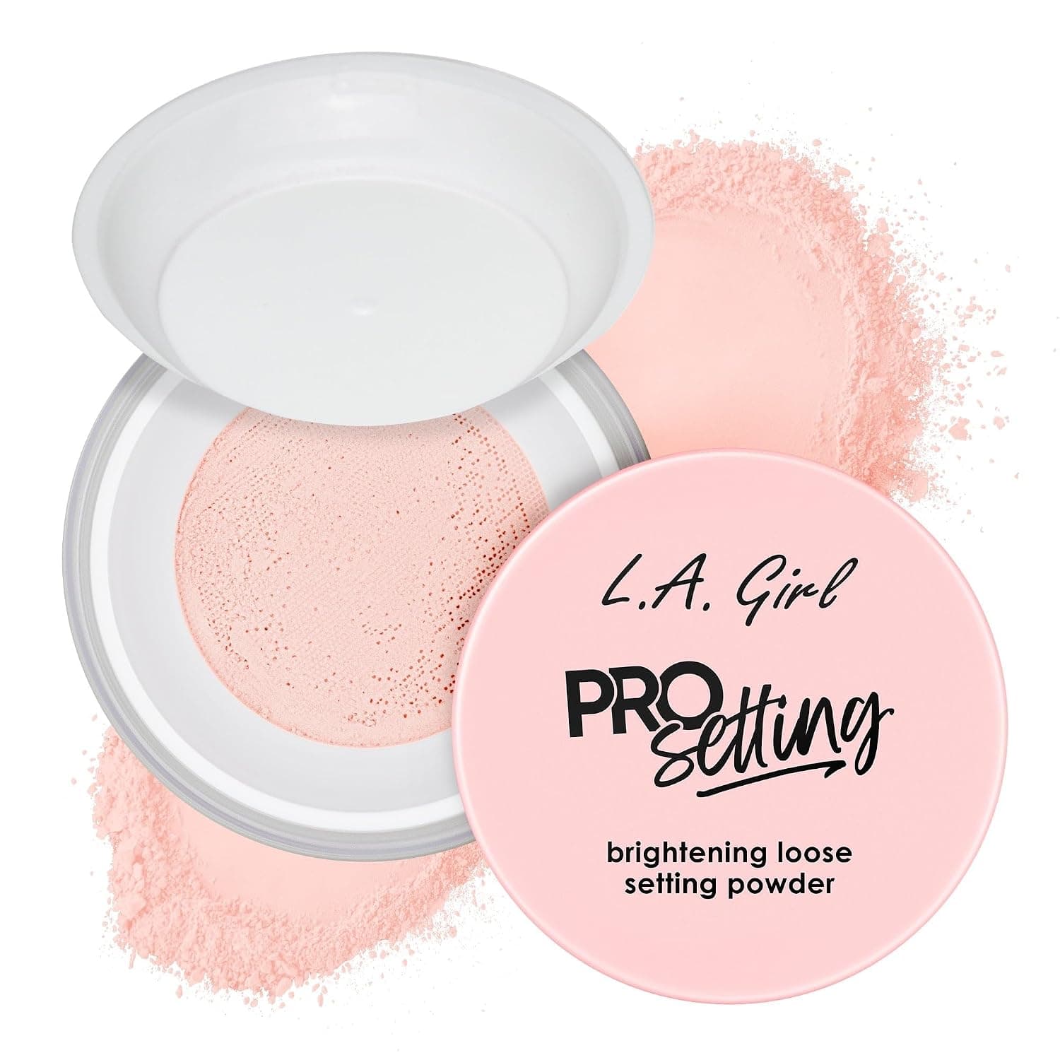 L.A. Girl Pro.Setting Brightening Loose Setting Powder, Soft Pink GLP736