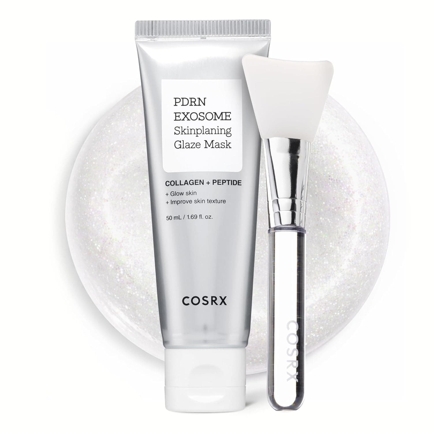 COSRX PDRN EXOSOME Glaze Wrapping Mask with SALMON DNA PDRN, Instant Glow, Easy Peel-Off Overnight Mask for Glass Skin, Firmness, Elasticity & Skin Texture Care, Mothers day gifts Korean Skin Care 1