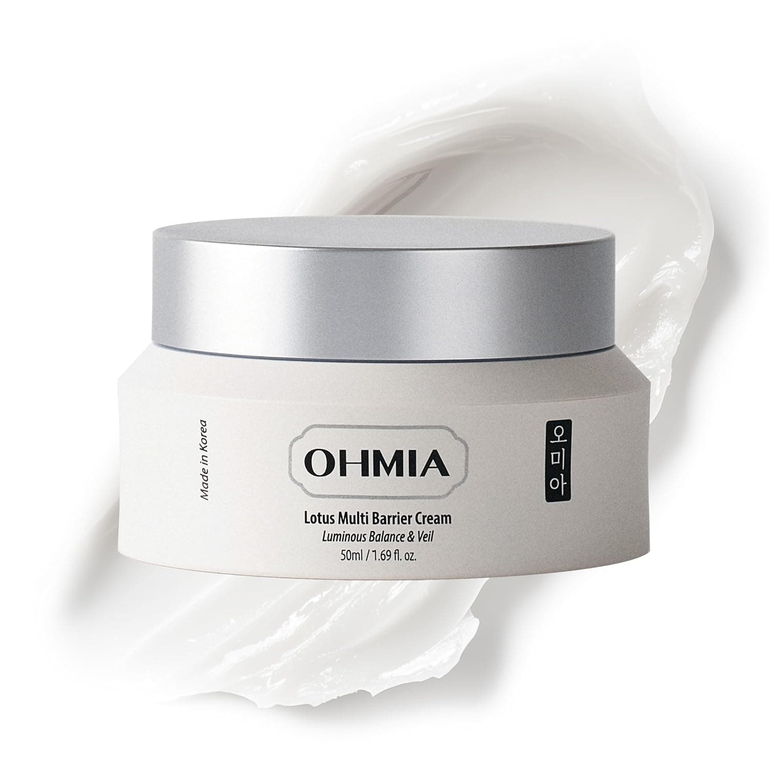 Korean Moisturizer for Face - Lotus Multi Barrier Cream for Dry & Sensitive Skin, Fragrance-Free K- Beauty Face Cream with Niacinamide, Rice & Centella, Clinically Tested, 1.69 fl oz
