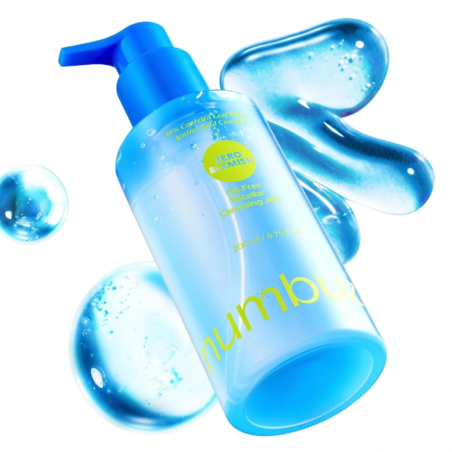numbuzin Zero Blemish Centella Micellar Cleansing Gel for Sensitive Skin