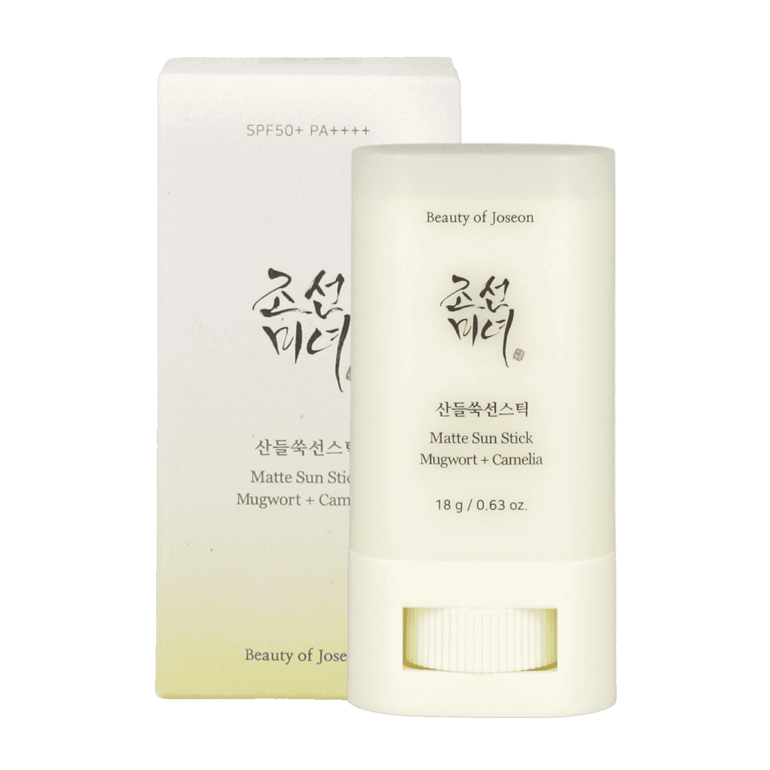 Beauty of Joseon Matte Sun Stick : Mugwort + Camelia 18g