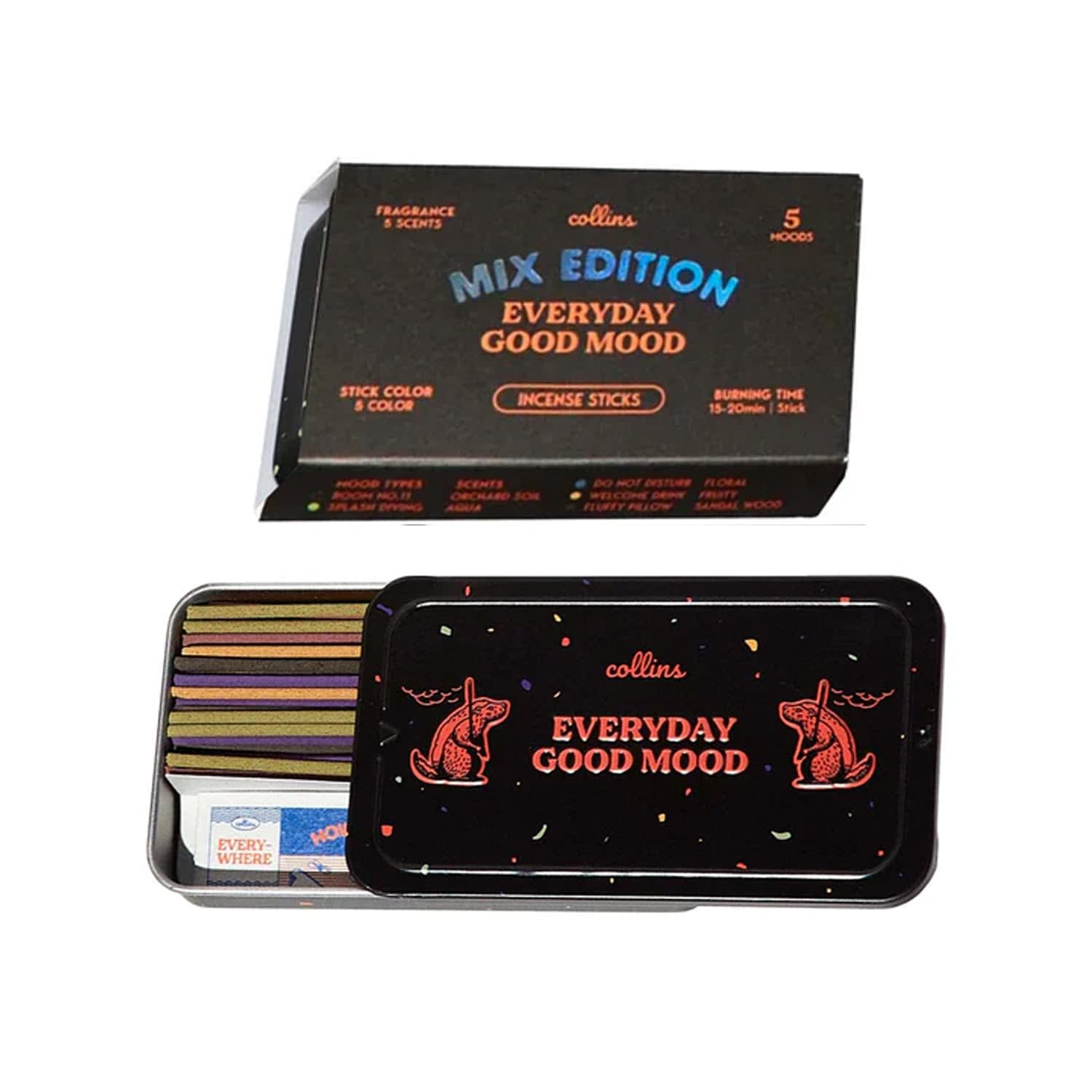 collins Incense Stick Mix Edition (5-Scent Assortment)